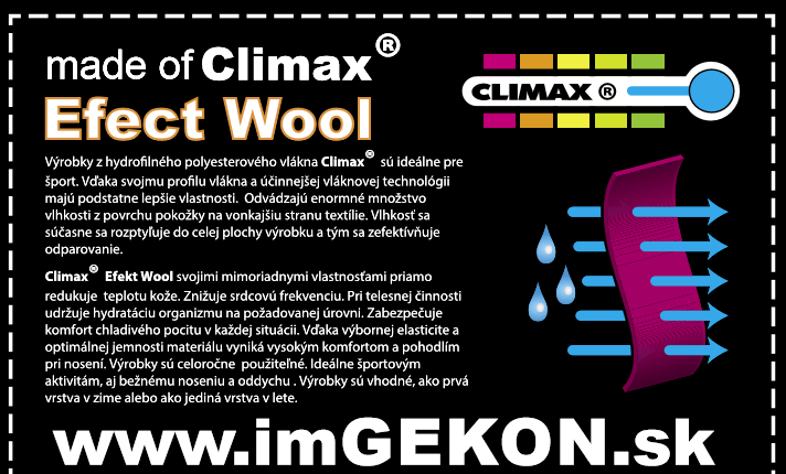 Climax® Efect Wool funkčný materiál