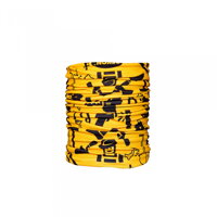 Tuba Gekon Yellow ako potítko, čiapka, čelenka, šál, gumička do vlasov, kukla, klasická šatka alebo ochrana dýchacích ciest pred prachom atď