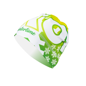 Zimná športová čiapka GEKON® ❤ Wintertime Lemongreen z funkčného materiálu Climax® effect wool+